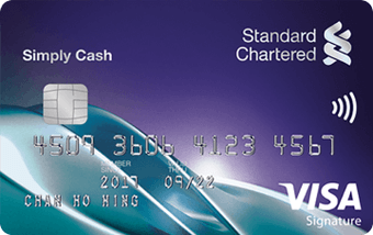 Standard Chartered Simply Cash Visa Card