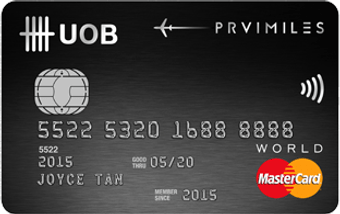 UOB PRVI Miles Visa Card